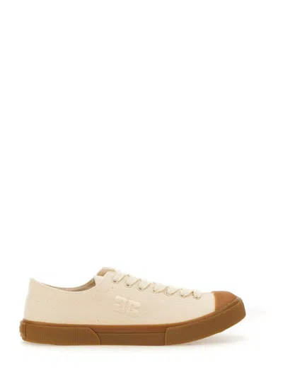 Ganni Women Egret Classic Low Sneakers In Neutral