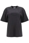 Ganni T-shirt "heart" In Grey