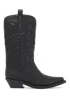 GANNI GANNI WOMEN'S EMBROIDE WESTERN BOOTS
