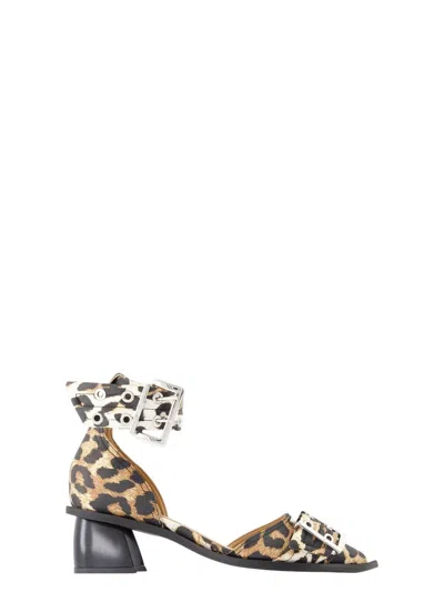 GANNI WOMEN'S FEMININE OPEN CUT PUMPS