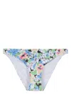 Ganni Women Floral Pattern Bikini Briefs In Multicolour