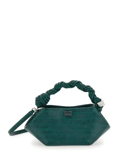 Ganni Women  Bou Bag Mini Croco In Multi