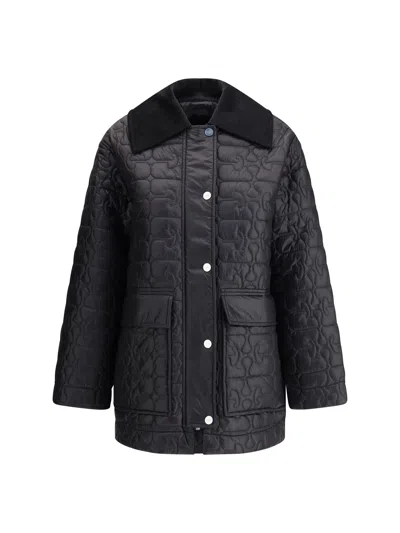 GANNI GANNI WOMEN GLOSSY FINISH DOWN JACKET