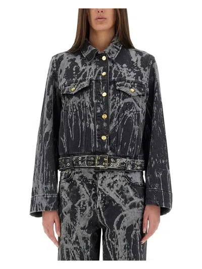 GANNI WOMEN'S HEAVY DENIM JACKET