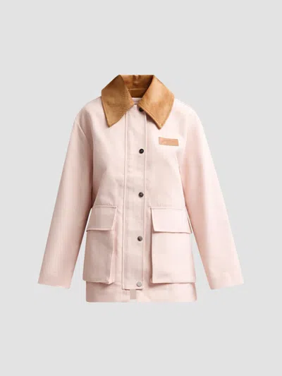 GANNI WOMEN'S HEAVY TWILL JACKET