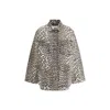 Ganni Jacket In Multicolor