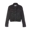 GANNI GANNI WOMEN LAZER DENIM BOMBER JACKET