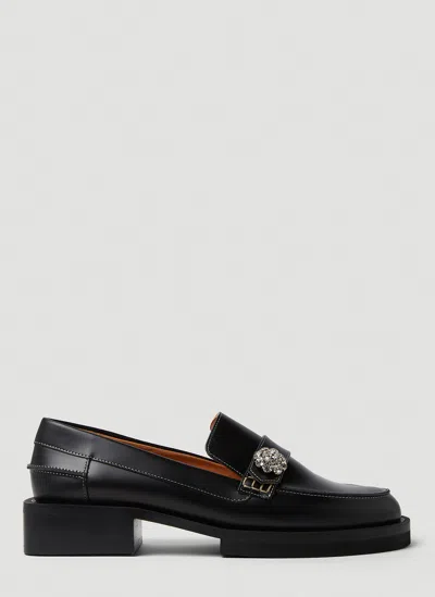 Ganni Women Leather Loafers