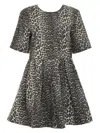 Ganni Leopard-print Minidress