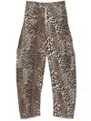 Ganni Leopard-print Trousers