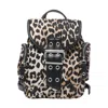 Ganni Women Animalier Print Nano Backpack In Multi