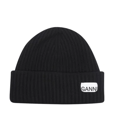 GANNI GANNI WOMEN LOGO HAT