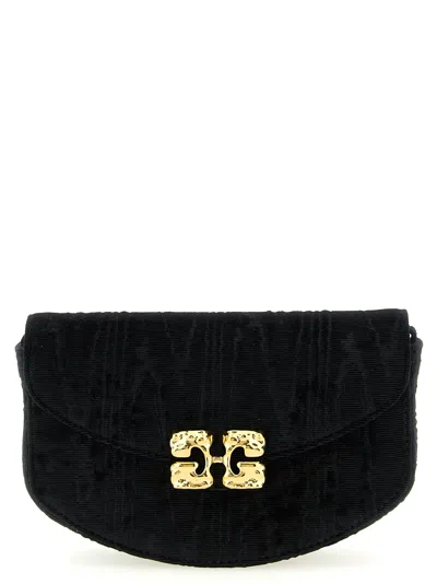 Ganni Apo-g Wallet On Chain In Black