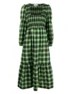 Ganni Women Maxi Dress In Multicolour