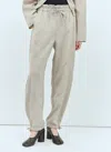 Ganni Women Melange Suiting Pants In Beige