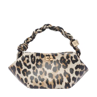 GANNI GANNI WOMEN MINI ANIMALIER BOU BAG