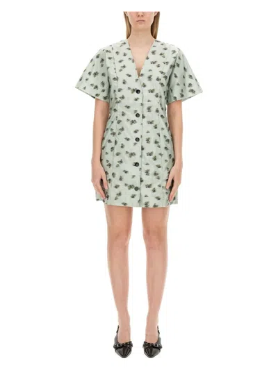 GANNI WOMEN'S MINI DRESS