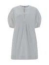 Ganni Women Mini Dress In White