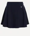 Ganni Women's Navy Wool-cashmere Mini Skirt In Blue