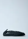 Ganni Women Oleatex Ballerina Flats In Black