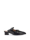 Ganni Women Oleatex Laced Mules In Black