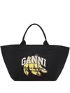 Ganni Women Organic Cotton Xxl Tote Bag