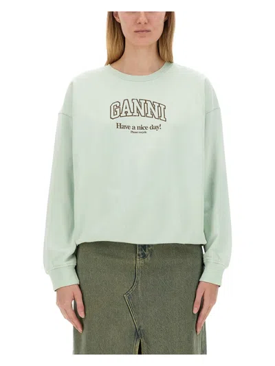 GANNI WOMEN'S OVERSIZE SWEATSHIRT