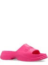 GANNI WOMEN'S POOL SLIDE SANDALS IN SHOCKING PINK