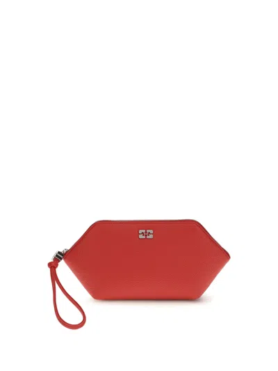 Ganni Women Pouch Bou Make Up In Red