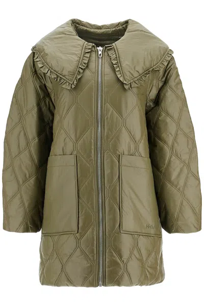 GANNI WOMEN'S QUILTED SHORT JACKET