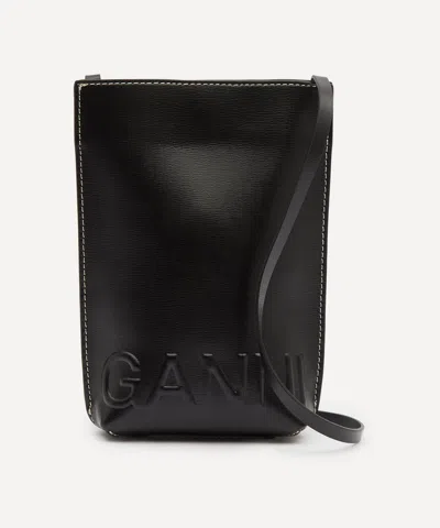 Ganni Women's Recycled Leather Mini Cross-body Bag