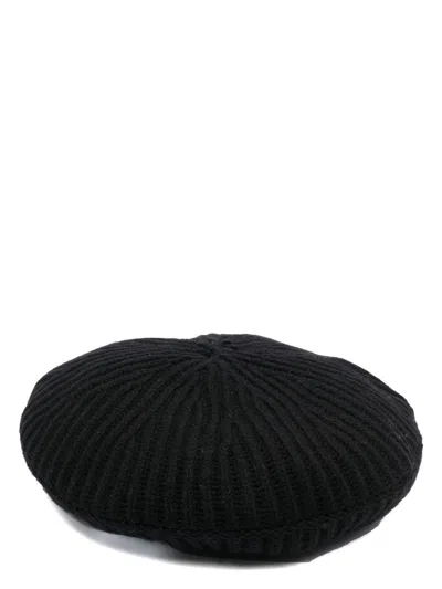 GANNI WOMEN'S RIBBED WOOL HAT