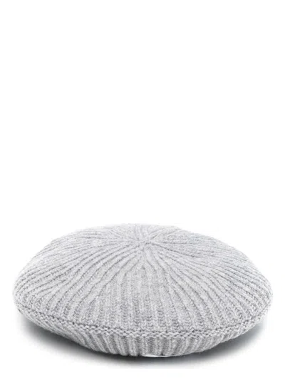 GANNI WOMEN'S RIBBED WOOL HAT