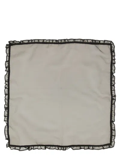 Ganni Women Scarf With Ruffle
