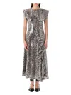 Ganni Long Dress Sequin Leo