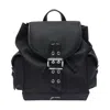 Ganni Magnetic Pockets Flap Backpack Handle