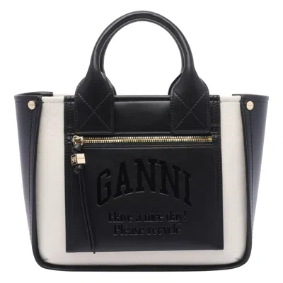 Ganni Women Small Pocket Tote Bag