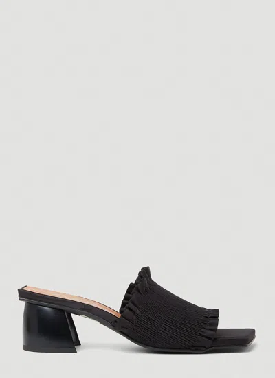 Ganni Women Smock Kitten Heel Mules
