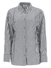 Ganni "oversized Striped In Black