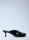 Ganni Women Sue Heeled Mules In Black