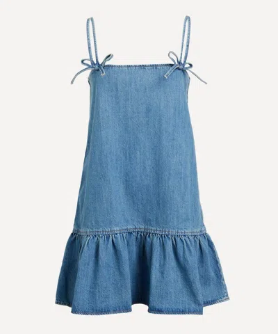 Ganni Women's Tint Denim Mini Dress