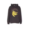 Ganni Women Vintage Wash Hoodie In Animal Print