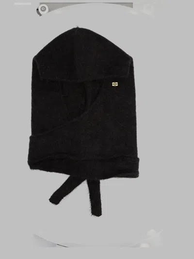Ganni Women's Wool-blend Hat In Black