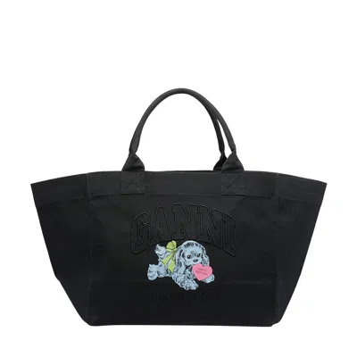 GANNI GANNI WOMEN XXL PUPPY TOTE BAG