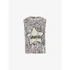 Ganni Woolen Vest With Inl In Chalk Pink