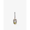 Ganni Daisy Leopard-print Faux-leather Bag Charm