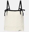 Ganni Tanktop Mit Schleifendetail In White
