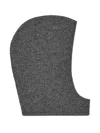 Ganni Women Wool Balaclava In Gray