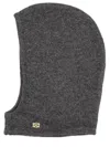 Ganni Women Wool Balaclava In Gray