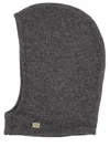 Ganni Women Wool Balaclava In Gray